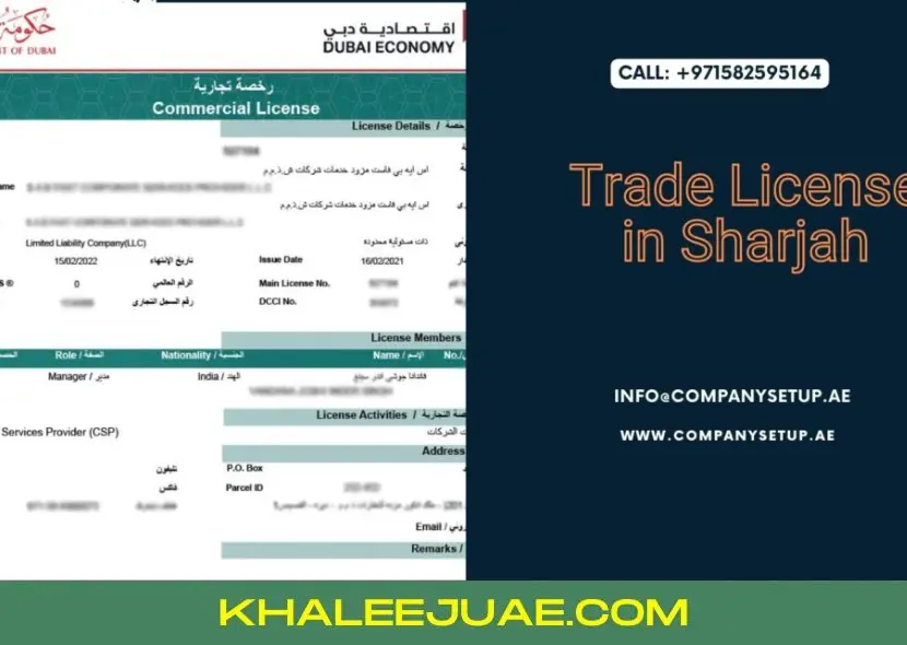 Types of Trade Licenses in Sharjah