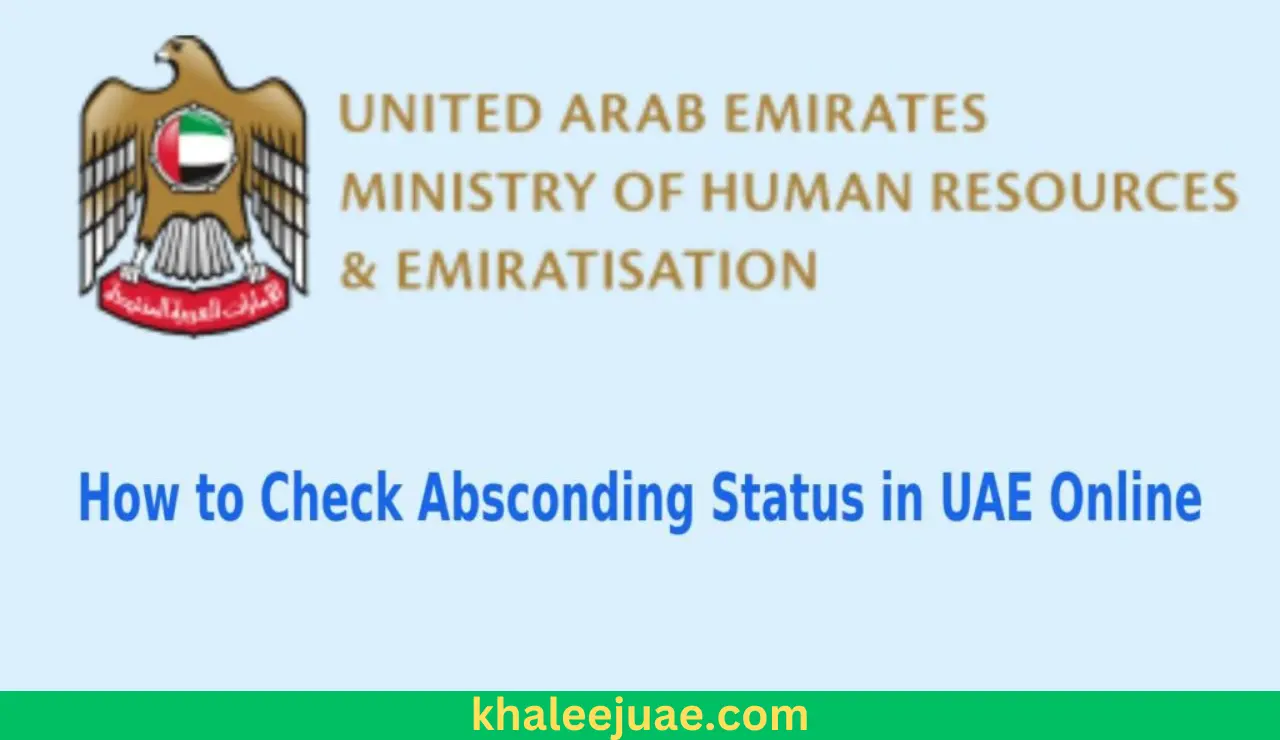 Guidance on Verifying Absconding Status in UAE via the Internet