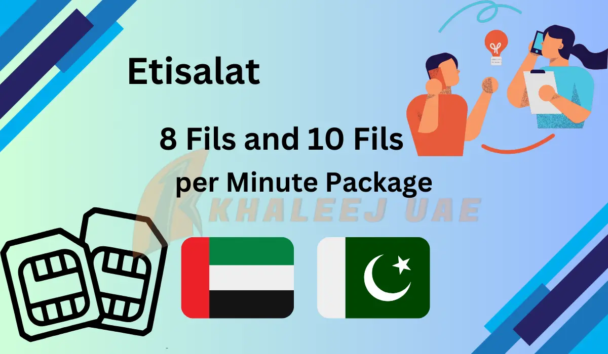 Etisalat 8 Fils and 10 Fils per Minute Package