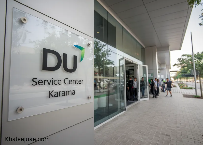 The DU Service Center in Karama