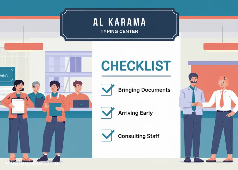 Tips for Visiting Al Karama Typing Center